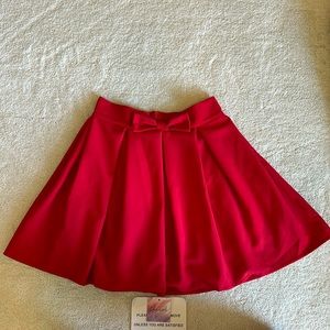 Chicwish skirt. Size: M. NWT. Color: Red.  SF home